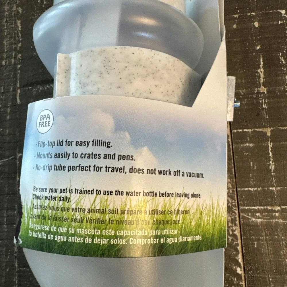 Lixit Top Fill NO-Drip Water‎ Bottles for Large Dogs. 44 Ounce